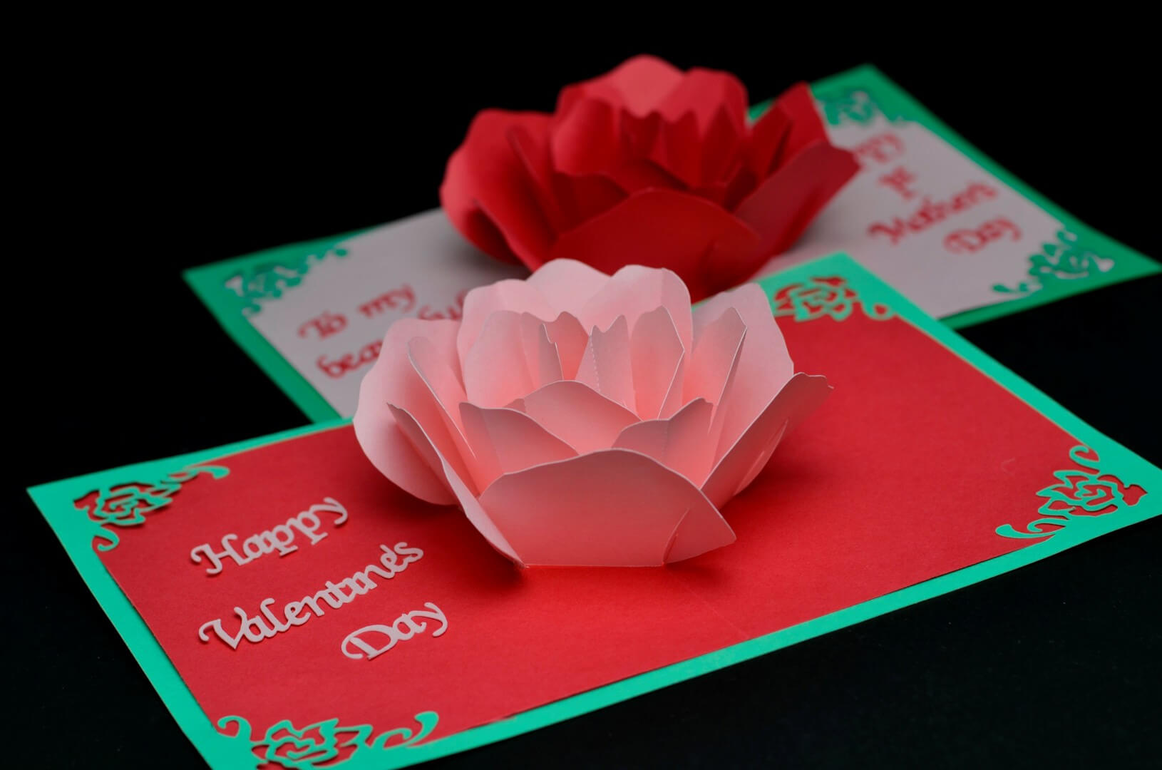 Rose Flower Pop Up Card Tutorial – Creative Pop Up Cards Within Diy Pop Up Cards Templates