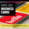 Same Business Day Business Cards – 9Pt | Austin Print Regarding Paul Allen Business Card Template