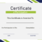 Sample Certificate Of Participation Template – Calep Regarding Certificate Of Participation Template Doc