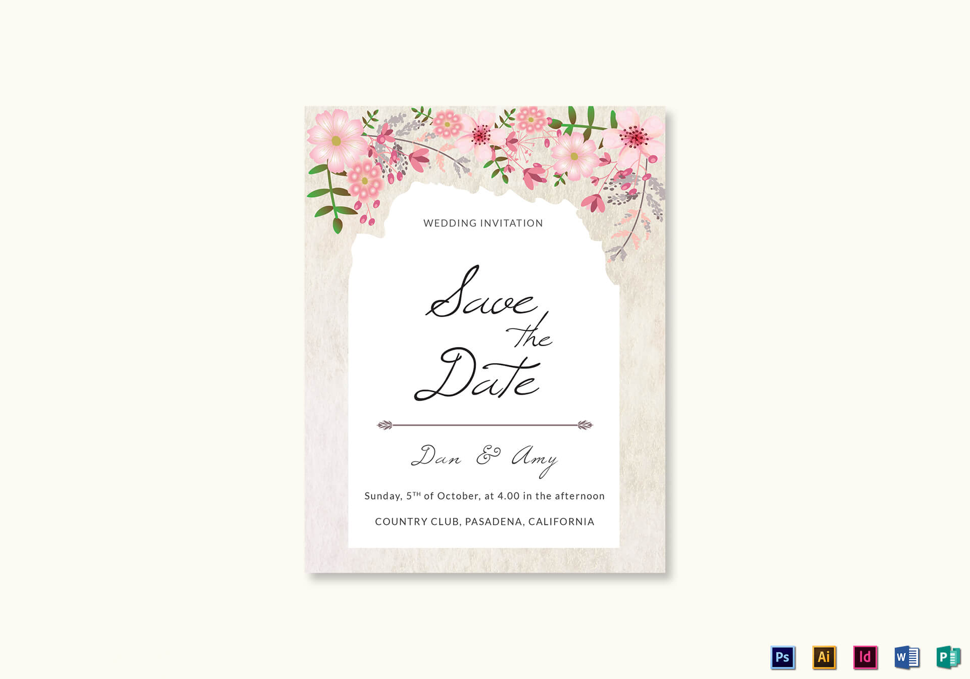 Save The Date Card Designs – Calep.midnightpig.co Within Save The Date Cards Templates