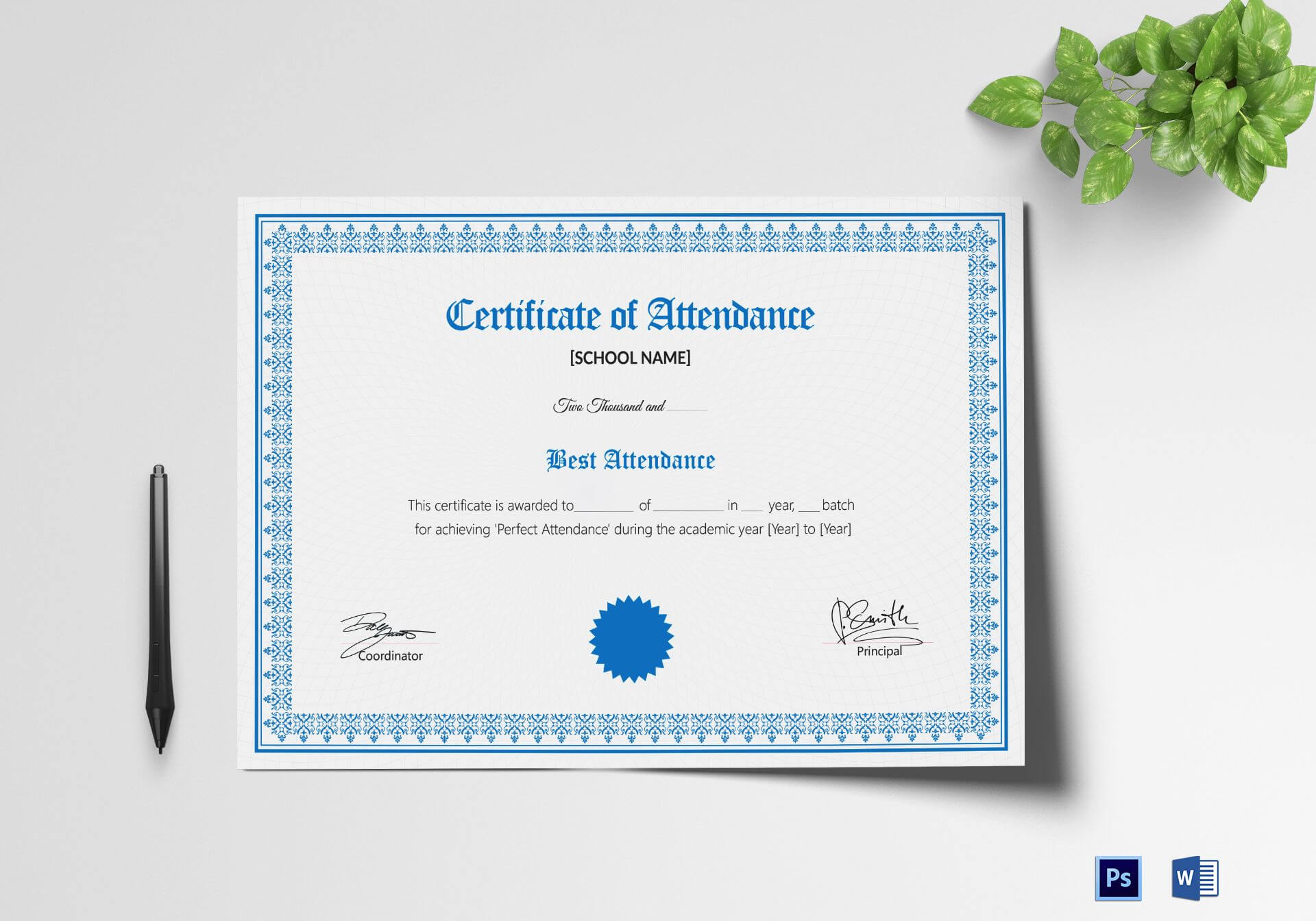 School Certificate Template – Calep.midnightpig.co Intended For Free Vbs Certificate Templates