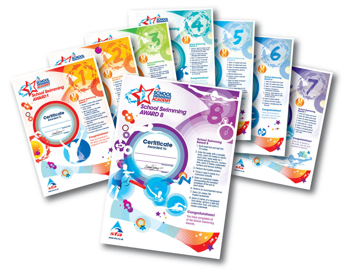 School Swimming Academy – Sta.co.uk Pertaining To Free Swimming Certificate Templates