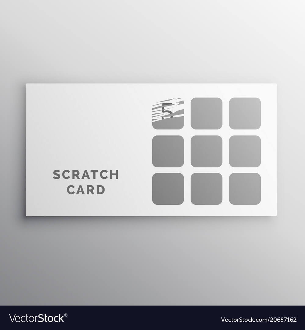 Scratch Card Mockup Template Intended For Scratch Off Card Templates