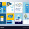 Set Of Brochure Design Templates Of Education With School Brochure Design Templates