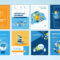 Set Of Brochure Design Templates On The Subject Of Education,.. For Online Free Brochure Design Templates