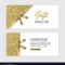 Set Of Gift Voucher Card Template Advertising Or Throughout Advertising Card Template
