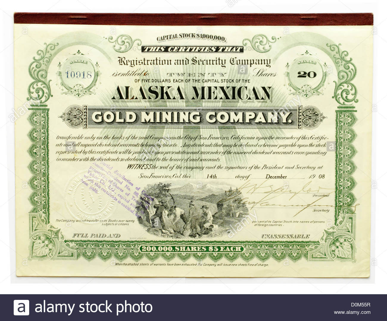 Share Certificate Stock Photos & Share Certificate Stock In Corporate Bond Certificate Template