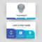 Shield, Business Card Design Template, Visiting For Your Company, Modern  Creative And Clean Identity Card Vector within Shield Id Card Template