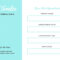 Simple Aqua And White Dentist Appointment Card – Templates For Dentist Appointment Card Template