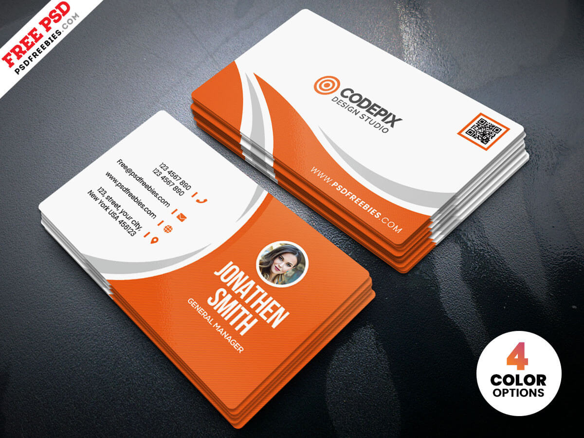 Simple Business Card Design Free Psdpsd Freebies On Dribbble Inside Free Psd Visiting Card Templates Download