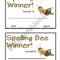 Spelling Bee Award – Esl Worksheetsara5 With Regard To Spelling Bee Award Certificate Template