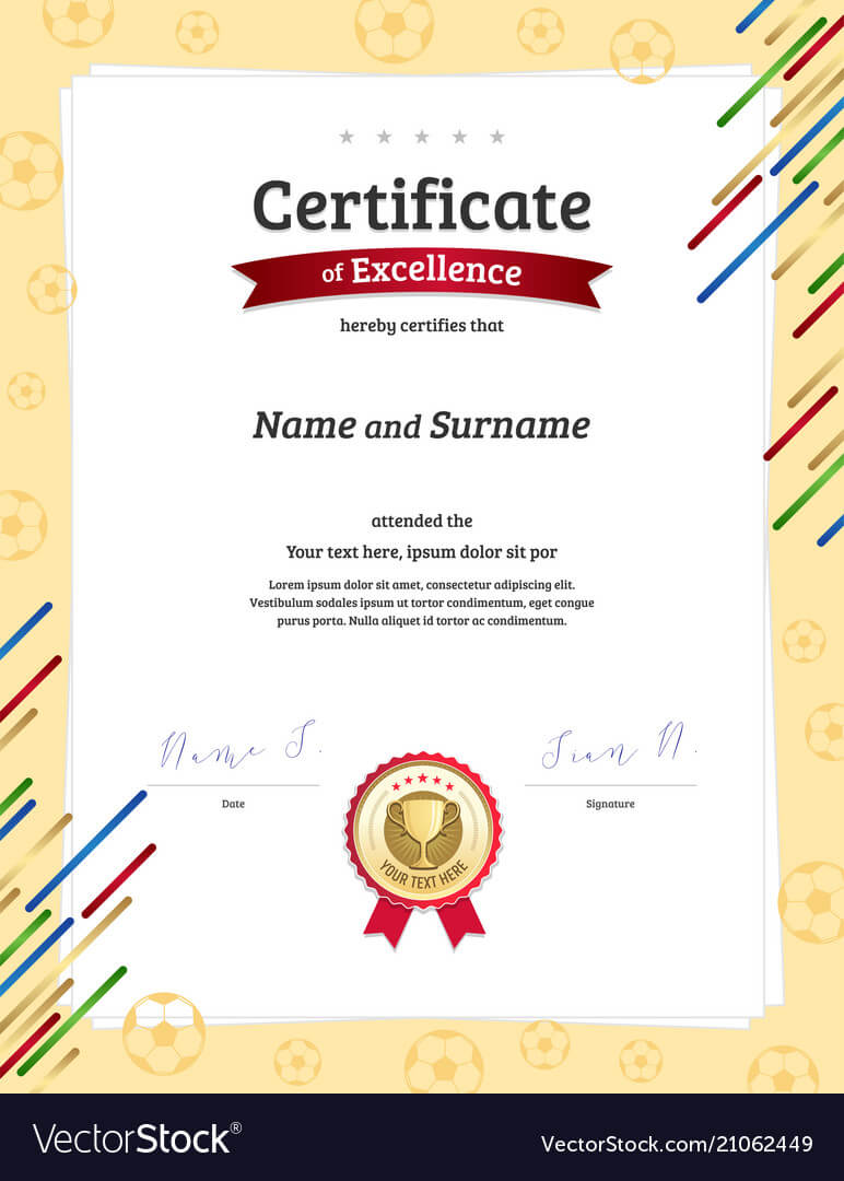 Sports Certificate – Calep.midnightpig.co Inside Athletic Certificate Template