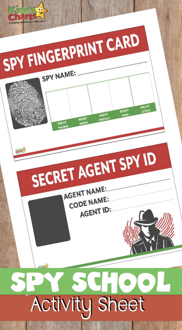 Spy Kids Activities: Free Printables For Your Budding James With Spy Id Card Template