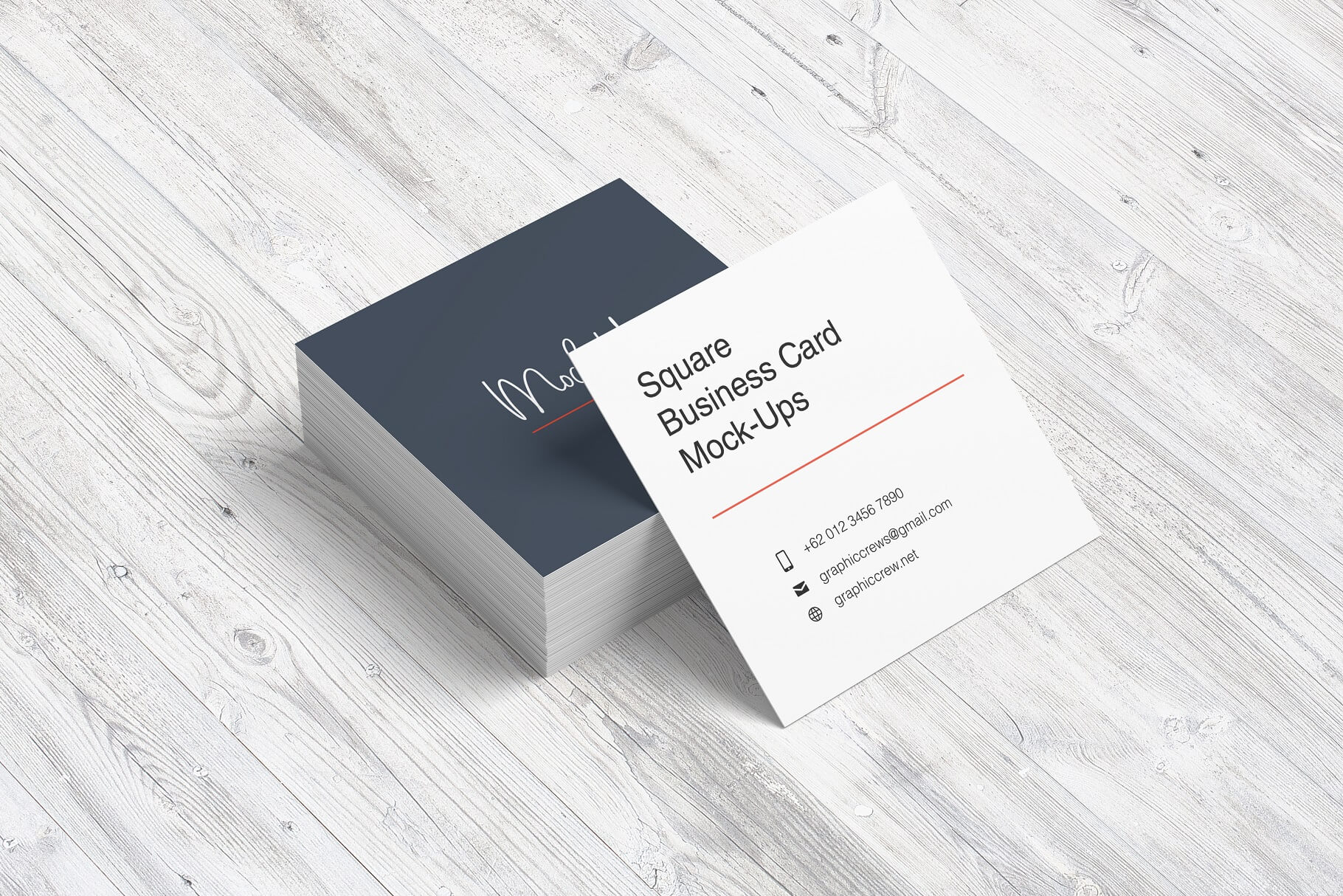 Square Business Card Mockup – Calep.midnightpig.co Regarding Ibm Business Card Template