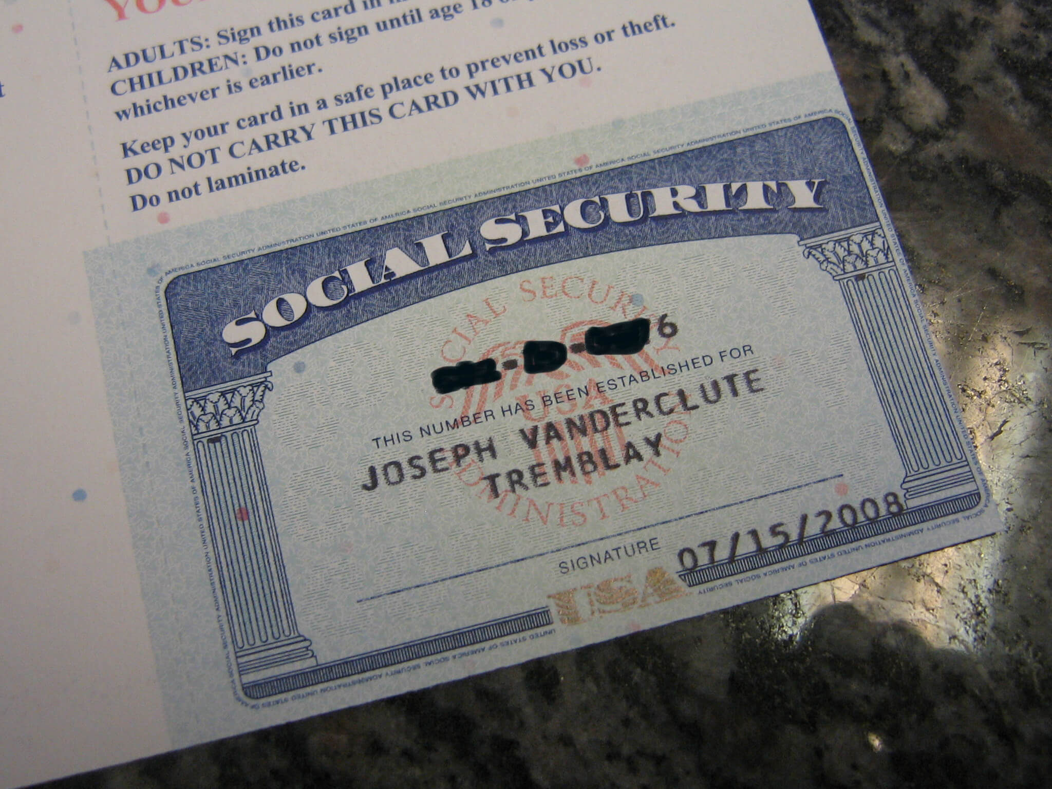 Ssn Card Template. Social Security Card Royalty Free Stock Within Social Security Card Template Free