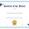 Student Of The Month Template | Asouthernbellein Within Free Printable Student Of The Month Certificate Templates