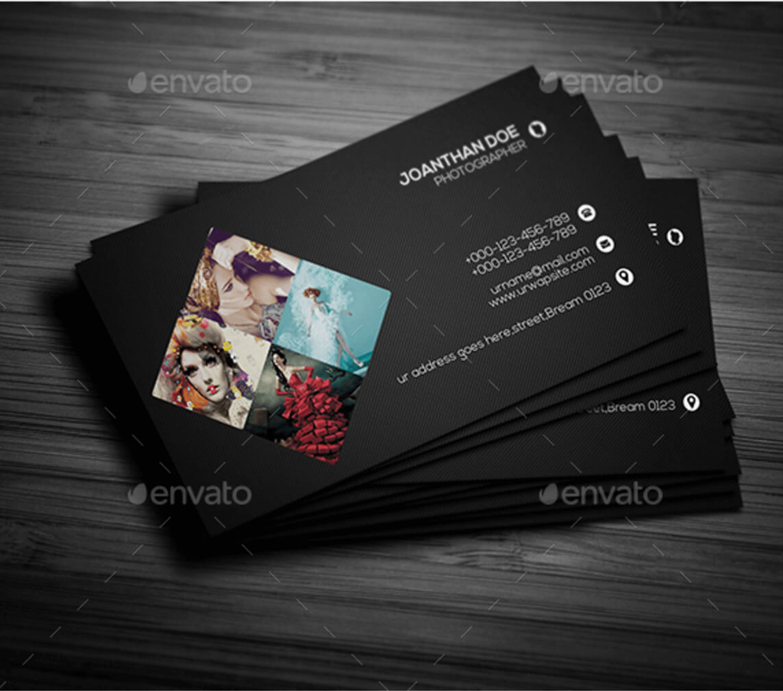 Studio Visiting Card Design Psd – Yeppe With Free Business Card Templates For Photographers