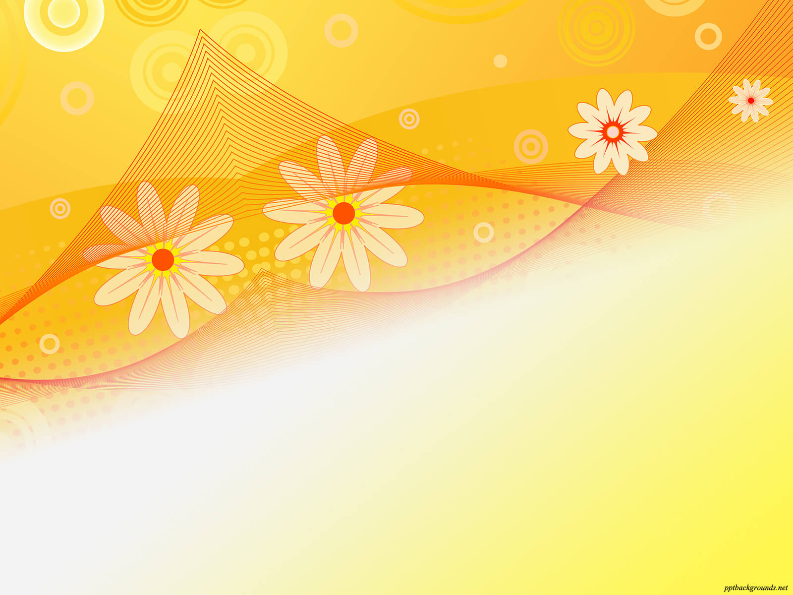 Sunflower Abstract Beauty Backgrounds For Powerpoint Inside Pretty Powerpoint Templates