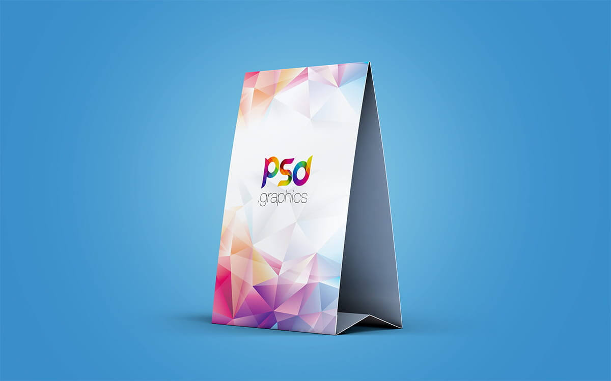 Table Tent Mockup Template Free Psd Psd File | Free Graphics Pertaining To Free Tent Card Template Downloads