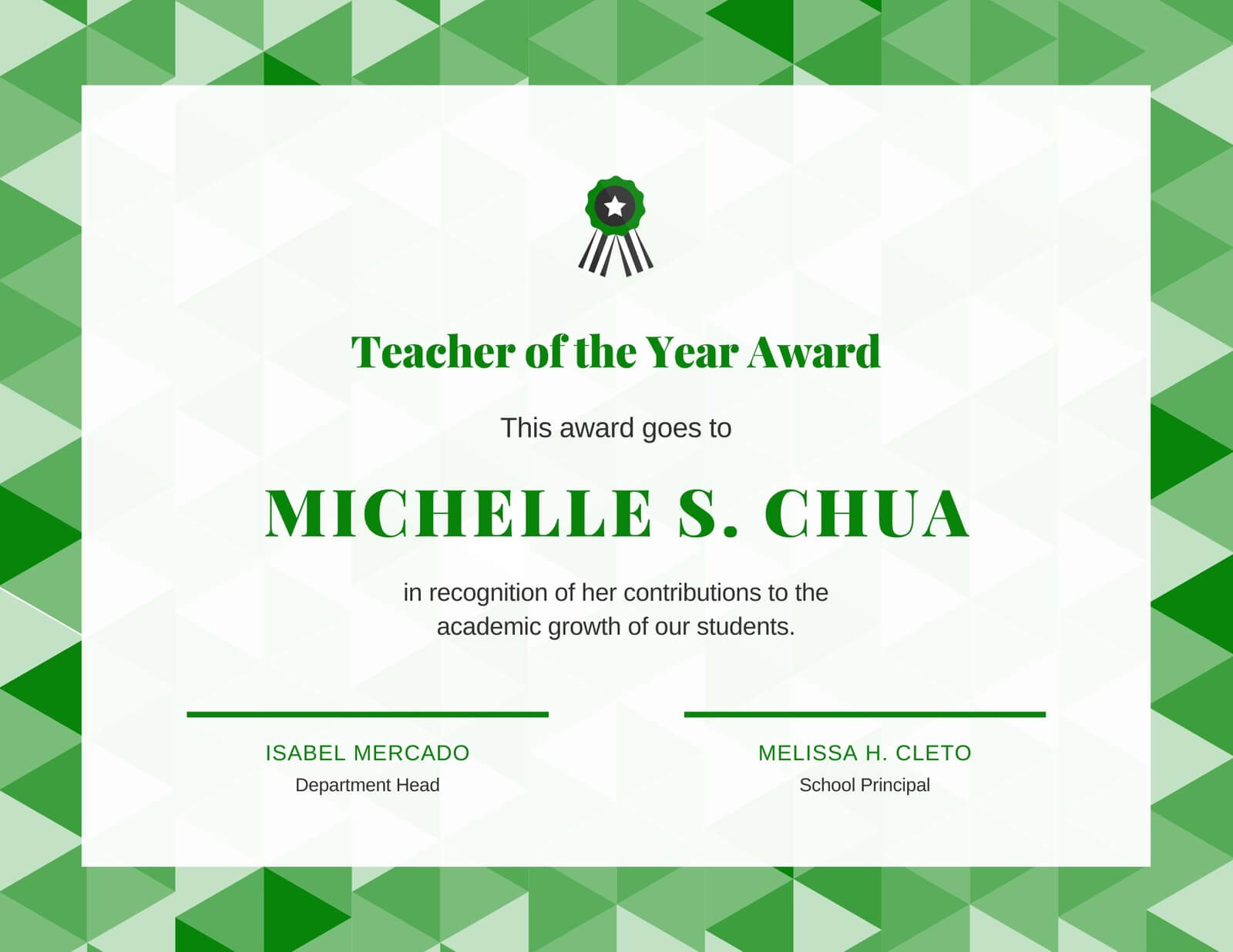 Teacher Of The Year Award Certificate – Templatescanva Regarding Student Of The Year Award Certificate Templates
