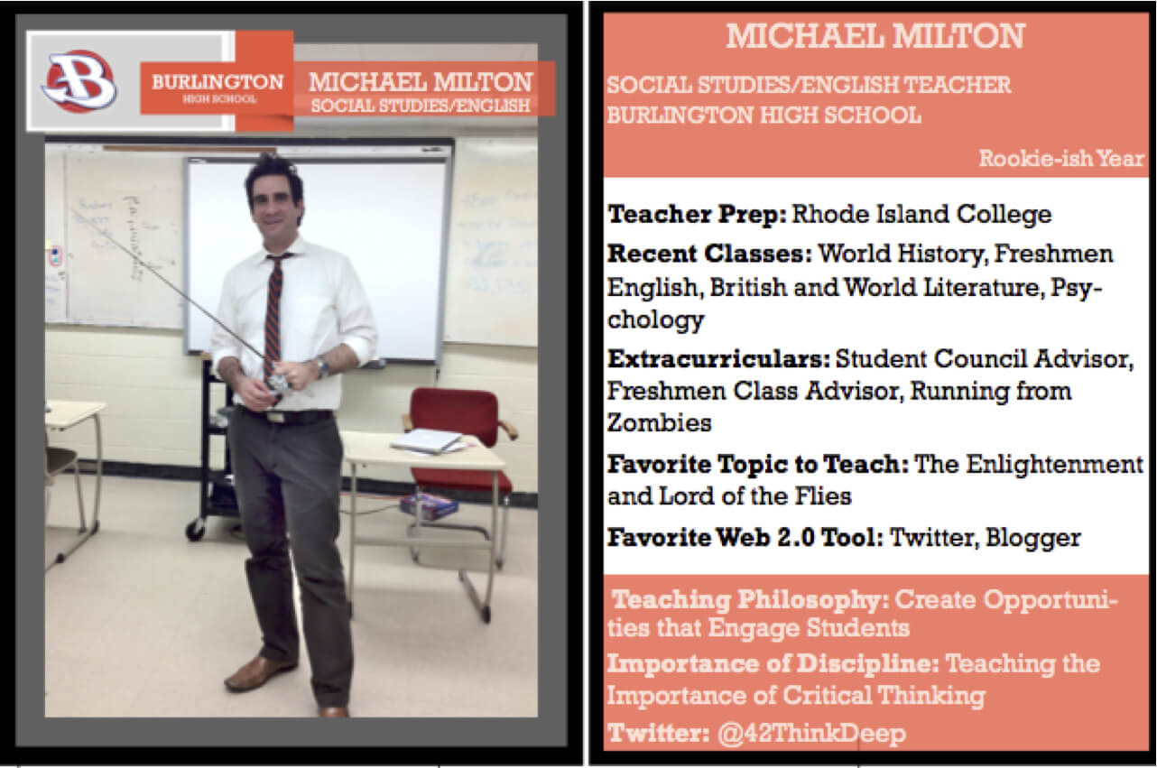 Teacher Trading Cards: Make Your Own! | Michael K. Milton For Superhero Trading Card Template