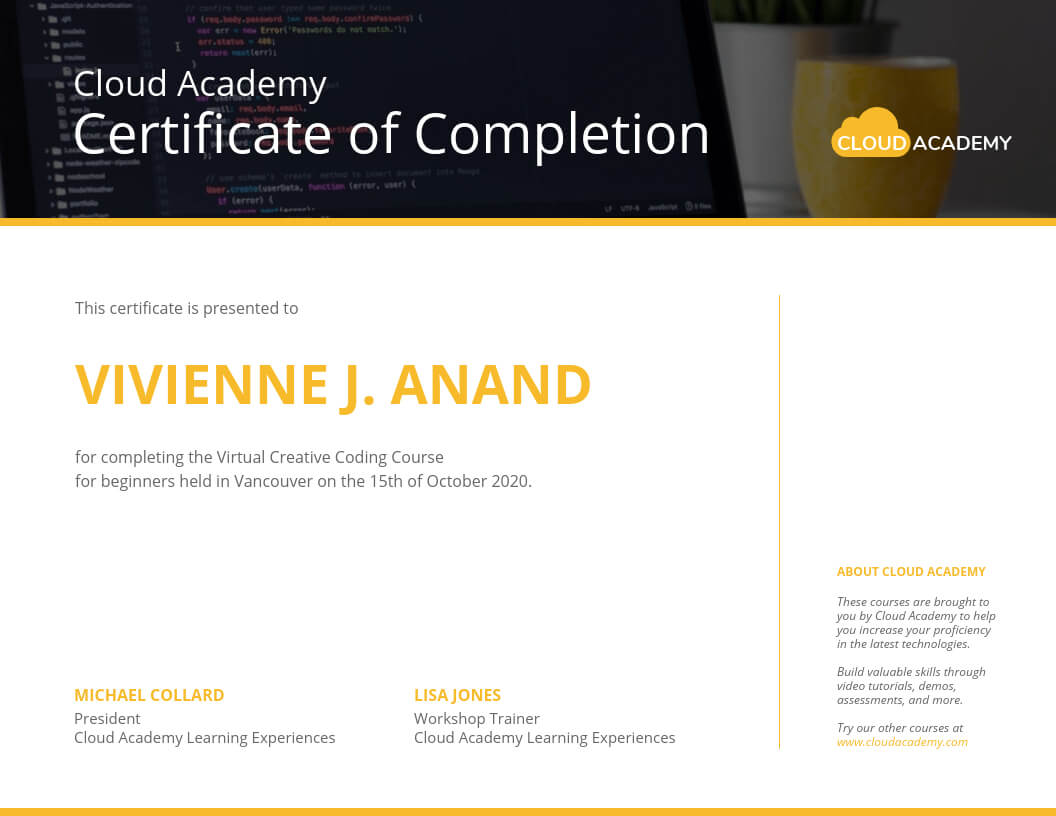 Technology Certificate Template In Workshop Certificate Template