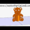 Teddy Bear Pop Up Card 3D Cad Model In Teddy Bear Pop Up Card Template Free