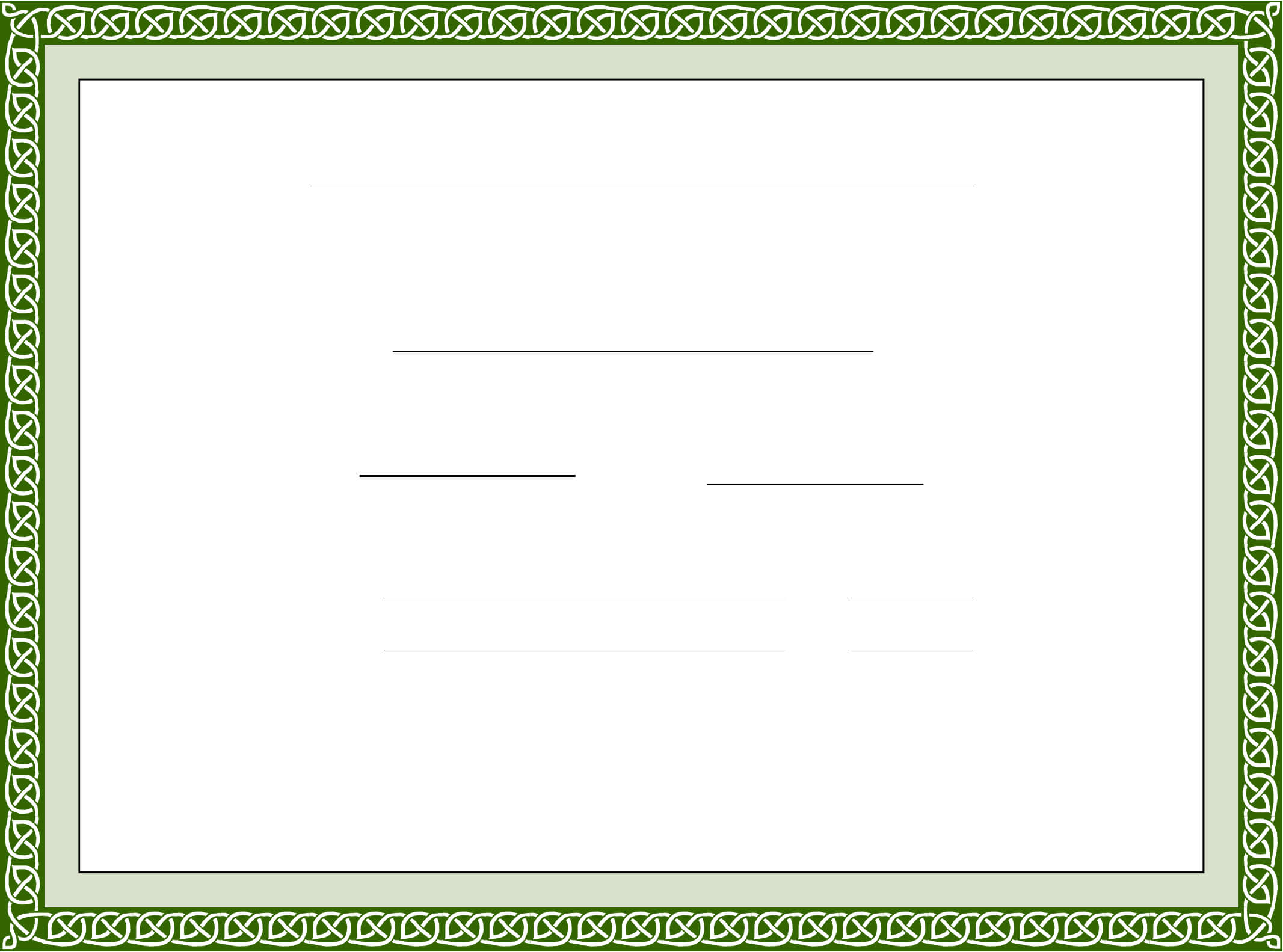 Template For Certificate Of Completion Of A Training With Regard To Training Certificate Template Word Format