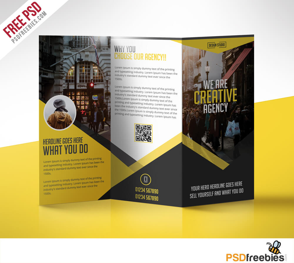 Template For Leaflet Free Download – Calep.midnightpig.co Throughout Free Illustrator Brochure Templates Download