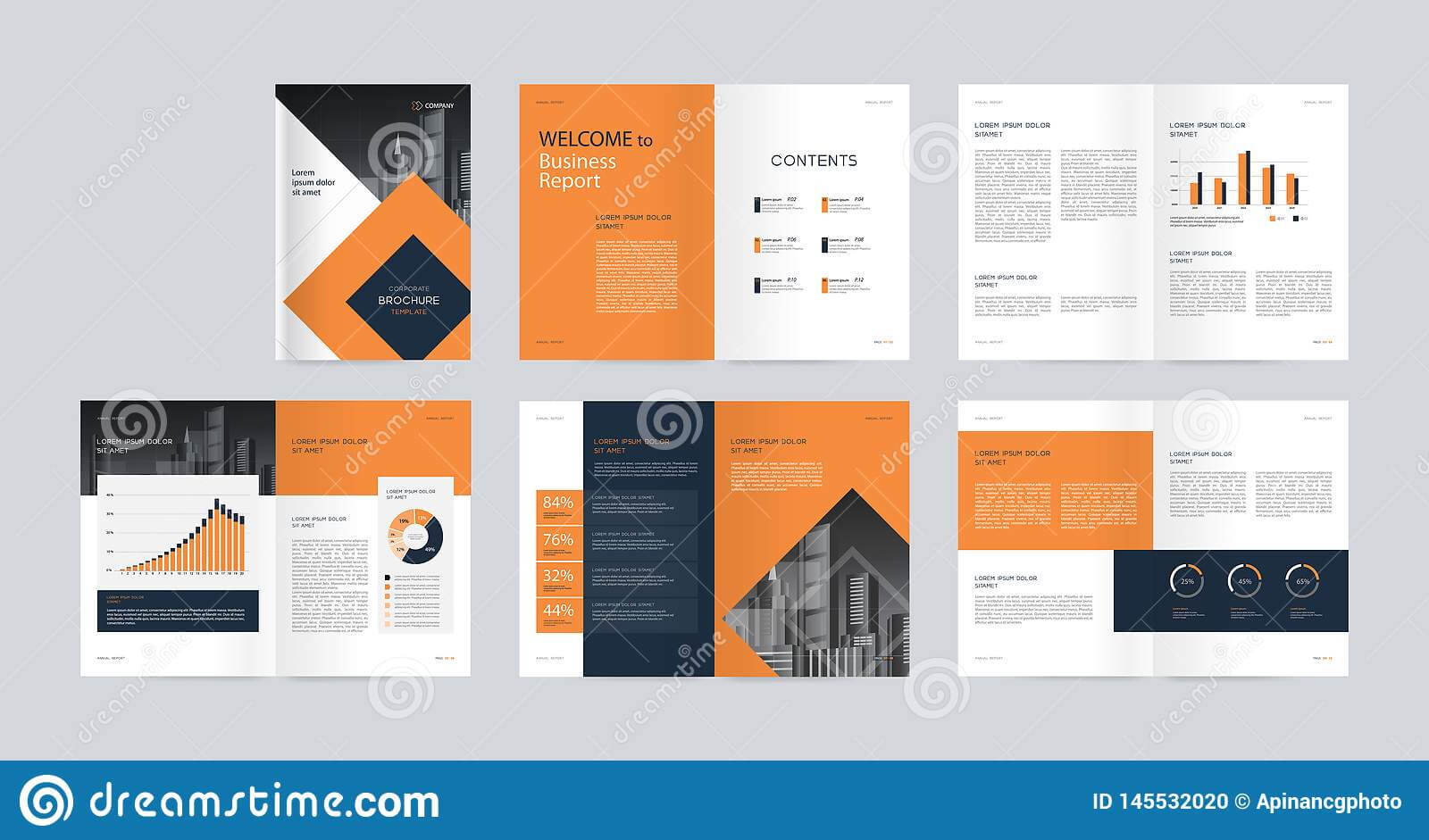 Template Layout Design With Cover Page For Company Profile Intended For Fancy Brochure Templates