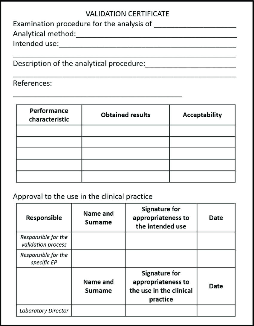 Template Of A Validation Certificate. | Download Scientific Pertaining To Validation Certificate Template