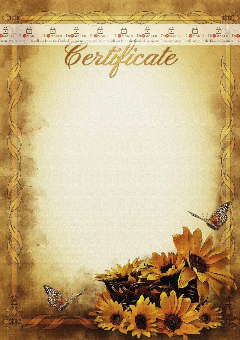 The Certificate Template «Warmth Of The Day» – Dimaker Inside Player Of The Day Certificate Template