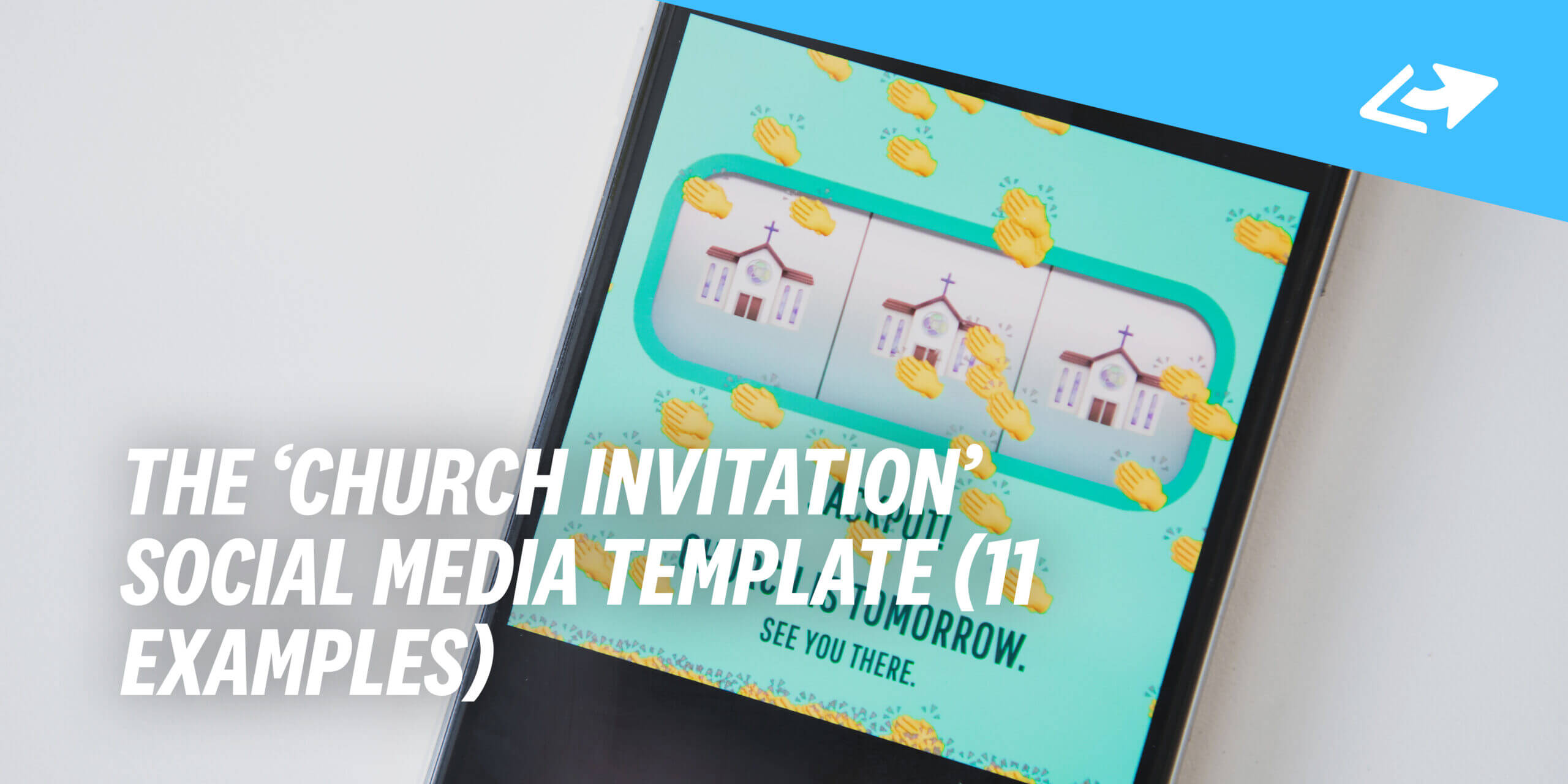 The 'church Invitation' Social Media Template (11 Examples Throughout Church Invite Cards Template