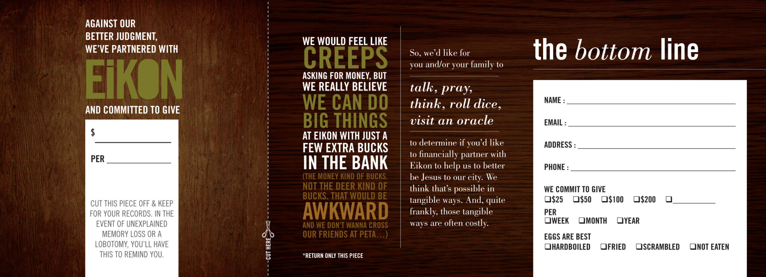 The Weirdest (Free, Downloadable) Church Pledge Card You Throughout Church Pledge Card Template