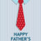Tie Father's Day Card (Quarter Fold) Within Quarter Fold Birthday Card Template