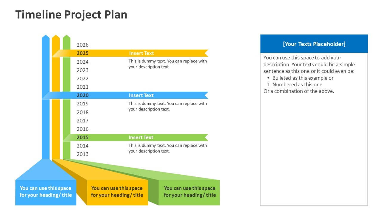 Timeline Project Plan (2) In Project Schedule Template Powerpoint