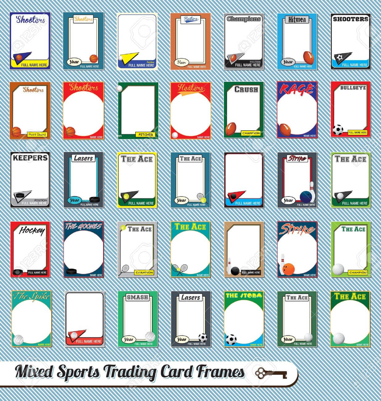 Trading Cards Clipart In Trading Cards Templates Free Download