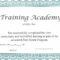 Training Certificate Template – Certificate Templates With Template For Training Certificate