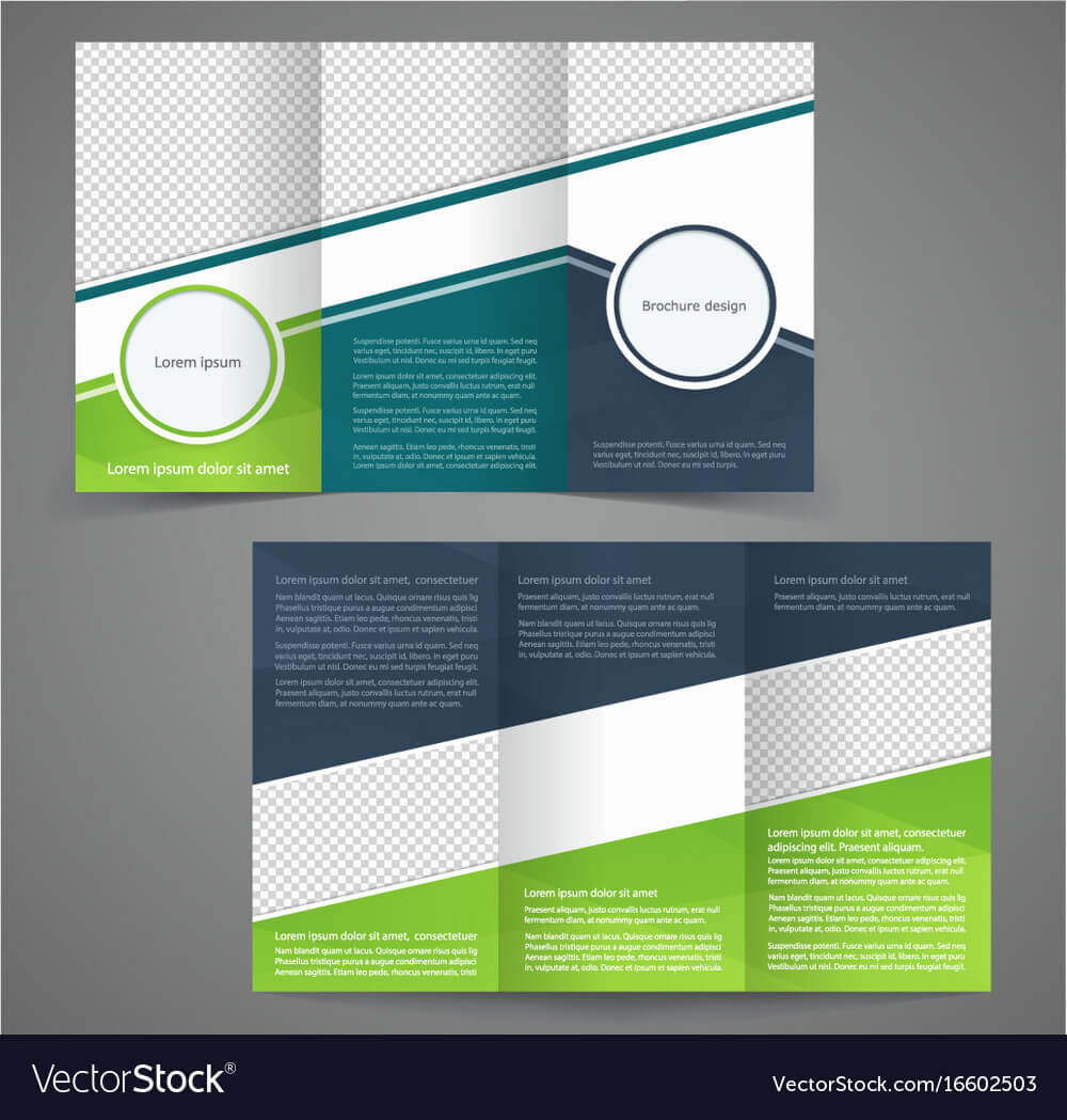 Tri Fold Business Brochure Template Two Sided For One Sided Brochure Template
