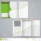 Tri Fold Business Brochure Template, Vector Green Stock Pertaining To Tri Fold Brochure Template Illustrator