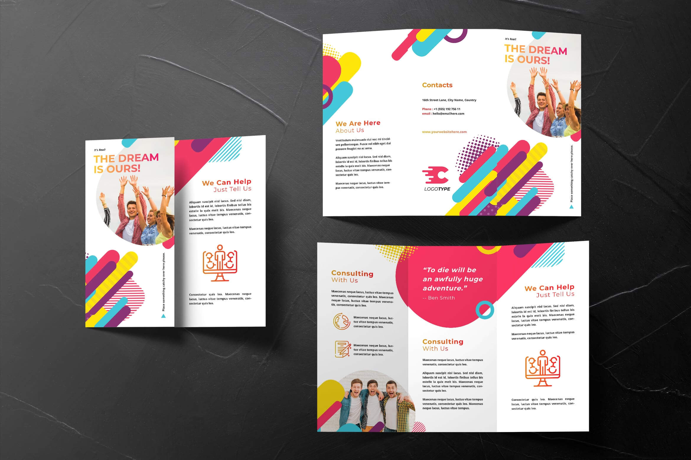 Trifold Brochure – Student Consultant Within Student Brochure Template