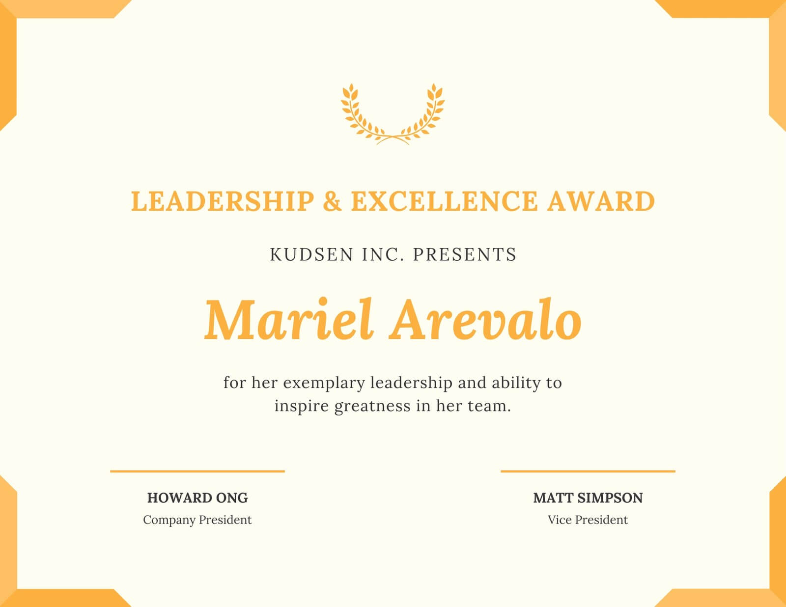 Trophy Leadership Award Certificate - Templatescanva Throughout Leadership Award Certificate Template