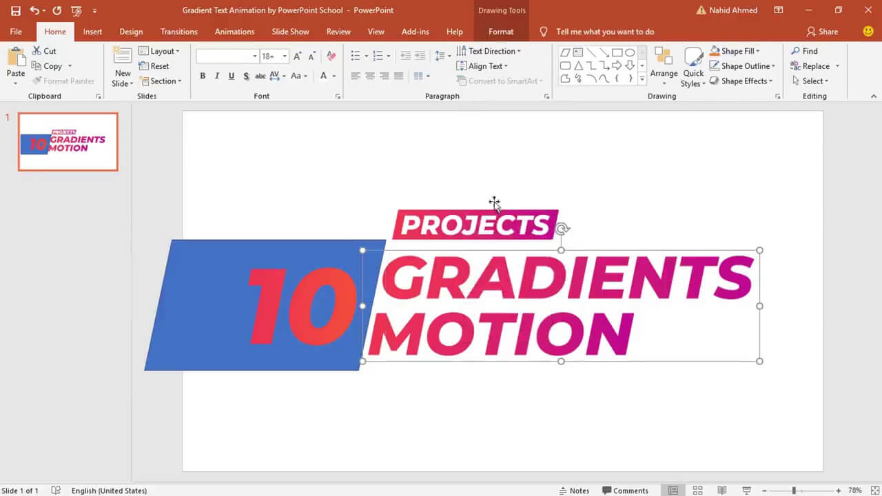 Tutorial Make Animated Text Typography In Powerpoint – Free Pertaining To Powerpoint Kinetic Typography Template