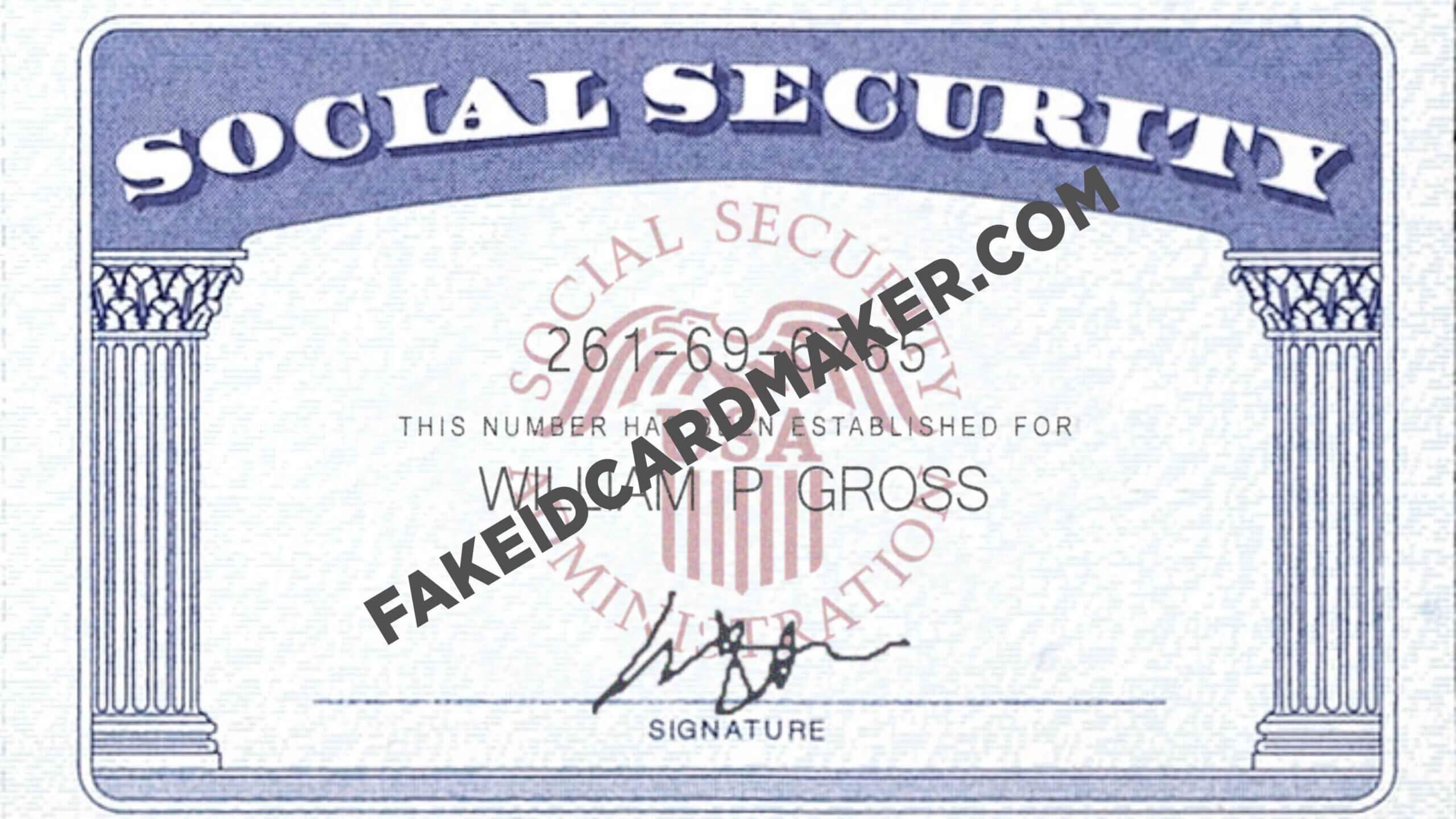Usa Social Security Card Fake Id Virtual – Fake Id Card Maker Pertaining To Ss Card Template