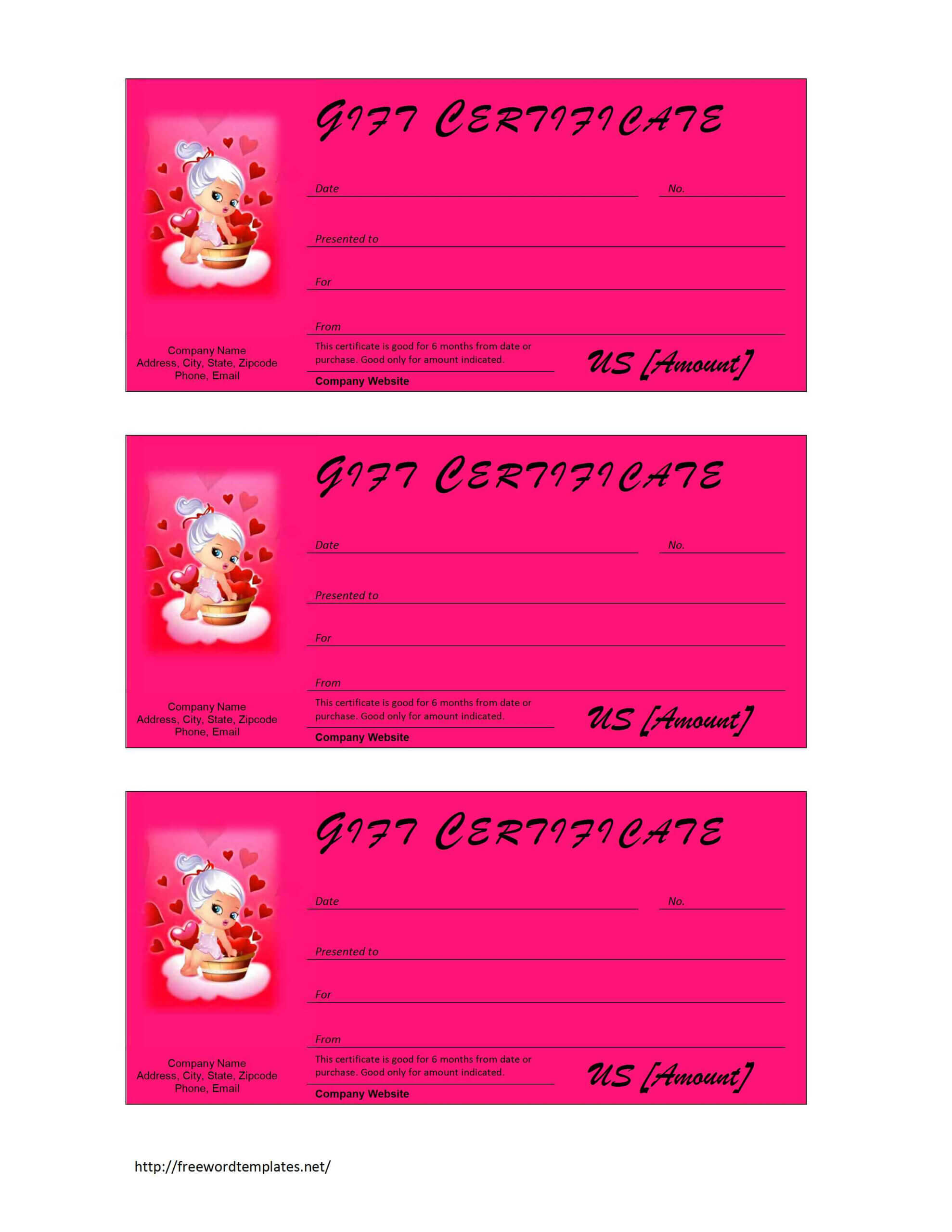 Valentine's Day Gift Certificate Template Regarding Player Of The Day Certificate Template