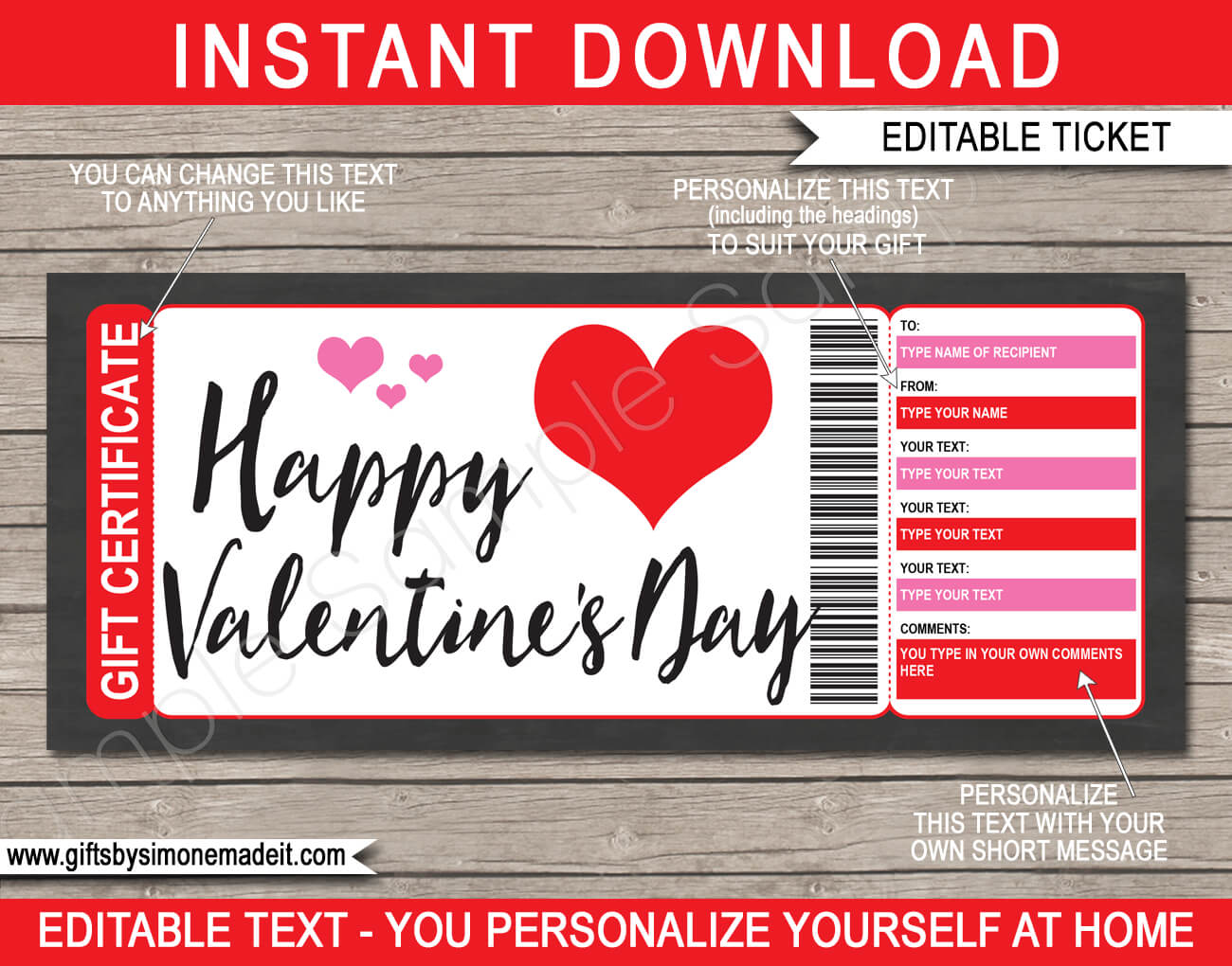 Valentine s Day Gift Certificates Within Love Certificate Templates Professional Template Ideas