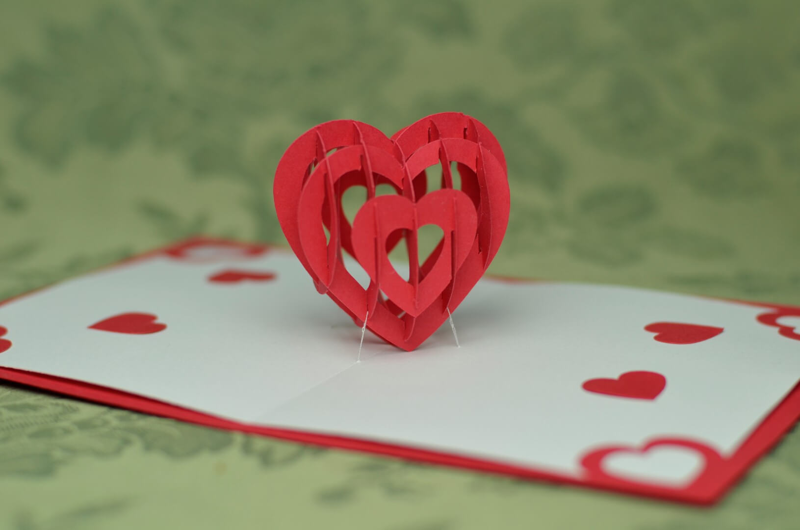 Valentine's Day Pop Up Card: 3D Heart Tutorial – Creative Pertaining To Free Printable Pop Up Card Templates