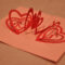 Valentine's Day Pop Up Card: Spiral Heart Tutorial Within 3D Heart Pop Up Card Template Pdf