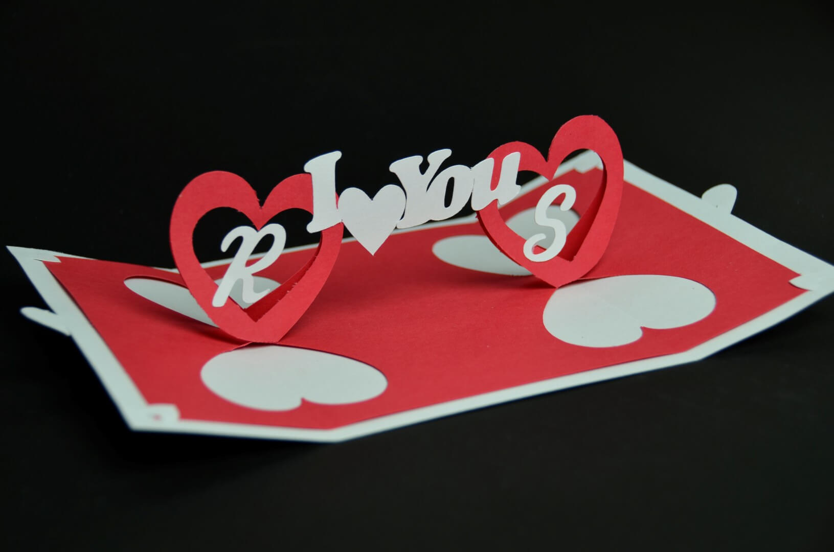 Valentine's Day Pop Up Card: Twisting Heart – Creative Pop Throughout I Love You Pop Up Card Template