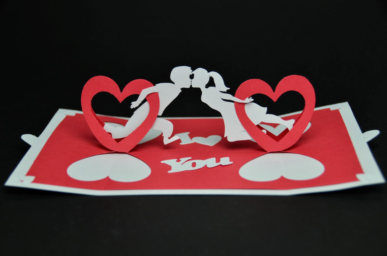 Valentine's Day Pop Up Card: Twisting Hearts Tutorial Regarding Pop Out Heart Card Template